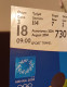 Athens 2004 Olympic Games -  Badminton Unused Ticket, Code: 730 - Bekleidung, Souvenirs Und Sonstige
