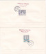 ARCHITECTURE 1979 COVERS  2  FDC CIRCULATED Tchécoslovaquie - FDC