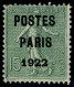 Neuf Sans Gomme N° 30/32, Les 3 Valeurs Paris 1922, TB, Signés JF Brun - Autres & Non Classés