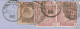 GB 1880, QV ½d Rose-red Pl.14 (TX) W. VARIETY: Imperforated At Right Side (EXTREMELY RARE ON COVER) Together With Two 1d - Covers & Documents