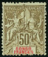 Neuf Avec Charnière N° 45a, 50c Type Groupe, Double Légende, TB, Signé Brun - Autres & Non Classés