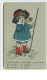 N°11011 - Carte Illustrateur - Ethel Parkinson - Fillette Souflant Dans Une Corne De Brume - Parkinson, Ethel