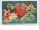 N°669 - Carte Gaufrée - To My Love - Angelot - Valentine's Day