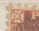 GB 1859, QV 1d Rose-red Perf. 14 (EF, VARIETY: Double Impression In Top Left Hand Corner) On Fine Env With Barred Duplex - Brieven En Documenten