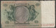 DR.50 Mark Reichsbanknote 30.3.1933 Ros.Nr.175b, P 182 ( D 6799 ) - 50 Reichsmark