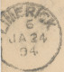 GB 1894, QV 1d Pink Superb Stamped To Order Envelope (ES11, 140 X 85 Mm, London & Westminster Bank) Addressed To The Pro - Brieven En Documenten
