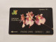 JAMAICA-(7JAMC-JAM-7)-Oncidium Pulchellum-(1)-(7JAMC046920)-(J$50)-used Card+1card Prepiad - Jamaïque