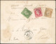 Obl. 20+ 32 + 36 -- 5c. Vert + 80c. Rose + 10c. Bistre-jaune (fraude Du Postier, Timbres Récupérés Par Celui-ci) Obl. GC - 1862 Napoléon III