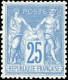 * 79 -- 25c. Bleu. TB. - 1876-1878 Sage (Tipo I)