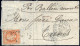 Obl. 31 -- LE FULTON. 40c. Lauré (rajouté) S/lettre Manuscrite En Hébreux - Arabe Classique, Frappée Du CàD De PARIS Du  - War 1870