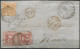 10.210) MiNr.: 16 Und 28 - MischF- LÜEBECK - Thurn U.Taxis Postamt - Lettres & Documents