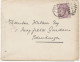 GB 1896, QV 1d Lilac 16 Dots Sound Used On Very Fine Cover With Barred Duplex-cancel "LONDON-W. / W / 7" (Western Distri - Briefe U. Dokumente