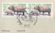 Germany 2001 ⁕ Mi.2182-2183 Bedrohte Tierarten ⁕ FDC - Erstausgabe - Klappkarte - 2001-2010