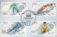 Germany 2002 ⁕ Mi.2237-2240 Für Den Sport - Olympische Winterspiele - Salt Lake City ⁕ FDC - Erstausgabe - Klappkarte - 2001-2010