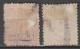 BAHAMAS - 1863 - YVERT N°5/6 OBLITERES - COTE YVERT 2020 = 180 EUR. - 1859-1963 Crown Colony