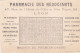 Almanach 1882 Calendrier Publicitaire - Pharmacie Des Negociants De Lyon - Chanson Le Tribut De Zamora ( Gounod ) - Small : ...-1900