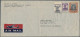 Bahrain: 1947 Air Mail Envelope Written From Dhahran, Saudi Arabia Addressed To - Bahrein (1965-...)