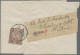China: 1901, Coiling Dragon ½ C. Tied "TIENTSIN 9 NOV 01" To Wrapper To V. Dobsc - 1912-1949 Republic