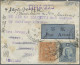 China: 1942/45, Very Small Airmail Cover Addressed To Banbury, England Bearing S - Lettres & Documents