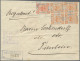 China - Shanghai: 1893, Flag 2 C. Reddish Orange With 1/2 C. Orange Block Of Fou - Other & Unclassified