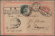 China - Postal Stationery: 1897, Card ICP 1 C. Used As German Field Post Card, C - Postcards