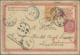 China - Postal Stationery: 1898, Card CIP 1 C., Reply Part Used As Single Card, - Cartes Postales