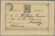 China - Incomming Mail: Philippines, 1896, Stationery Card Type Pelon 5 C. Brown - Autres & Non Classés