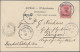 China - Foreign Offices: Germany, 10 Pf. Carmine Tied "TSCHIFU 14/8 02" To Ppc " - Autres