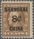 Delcampe - China - Foreign Offices: U.S. Postal Agency: 1919, Shanghai Office, 2c. On 1c. T - Otros
