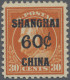 Delcampe - China - Foreign Offices: U.S. Postal Agency: 1919, Shanghai Office, 2c. On 1c. T - Autres