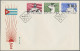 China (PRC): 1962, Support For Cuba (S51), Complete Set Of 3 On Official FDC, Un - Brieven En Documenten