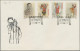 China (PRC): 1962, Mei Lan-Fang Set (C94) On Two Unaddressed Cacheted Official F - Briefe U. Dokumente