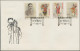 China (PRC): 1962, Mei Lan-Fang Set (C94), Two Unaddressed Cacheted Official FDC - Covers & Documents