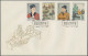 Delcampe - China (PRC): 1962, Scientists Of Ancient China (C92), Two Complete Sets Of Eight - Lettres & Documents