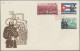 China (PRC): 1963, Cuba Set (C97), Four Unaddressed Cacheted Official FDC, Cance - Covers & Documents