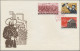 China (PRC): 1963, Cuba Set (C97), Four Unaddressed Cacheted Official FDC, Cance - Covers & Documents