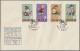 Delcampe - China (PRC): 1963, Children (S54), Complete Set Of 12 On Three Official FDCs, Ti - Brieven En Documenten