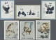 China (PRC): 1963, Pandas Set (S59) And Gold Nose Apes Set (S60), Both Imperfora - Ungebraucht