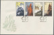 Delcampe - China (PRC): 1964, Huangshan Set (S57) On Four Unaddressed Cacheted Official FDC - Briefe U. Dokumente