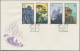 Delcampe - China (PRC): 1964, Huangshan Set (S57) On Four Unaddressed Cacheted Official FDC - Briefe U. Dokumente