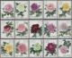 China (PRC): 1964, Chinese Peonies (S61), Complete Set Of 15, MNH (Michel €670). - Ungebraucht