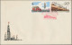 China (PRC): 1964, Petroleum Industry (S67), Two Complete Sets Of Five On Four O - Covers & Documents