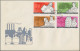 China (PRC): 1964, The Chemical Industry (S69), Two Complete Sets Of Eight On Fo - Briefe U. Dokumente