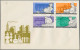 China (PRC): 1964, The Chemical Industry (S69), Two Complete Sets Of Eight On Fo - Briefe U. Dokumente