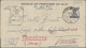 India: 1942/43 Two Letter Sheets Printed "Service Of Prisoners Of War" And On Ba - Storia Postale