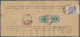 Iran: 1918 Two Receipts Of Deliverance Labels, One Franked By Teheran Compulsory - Iran