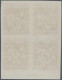 Japan: 1947, New Showa Imperforate 100 Y. Resp. 10 Y., Bottom-imprint Margin Blo - Andere & Zonder Classificatie