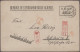 Camp Mail Tsingtau: Ninoshima, 1918, Camp Printed Envelope Pmkd. "Ninoshima 7.4. - China (oficinas)