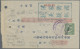 Delcampe - North Korea: 1952, PR China Five Different Bank Receipts All With Fiscals, With - Corea Del Norte