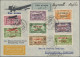 Latakia: 1931, Air Mail Overprint Stamps (6) With Alaouites Air Mail Ovpt. Stamp - Briefe U. Dokumente